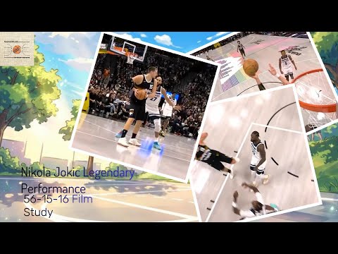 Nikola Jokic Legendary Performance 56-16-15 l #filmstudy l Nuggets vs Timberwolves