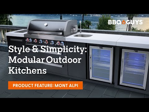 Mont Alpi Modular Outdoor Kitchen Islands | BBQGuys