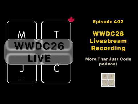 MTJC WWDC26 Live Recording thumbnail