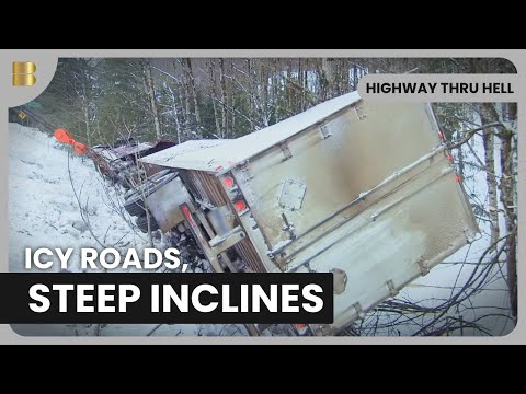 Logging Truck Tumble - Highway Thru Hell - S06 EP06 - Reality Drama