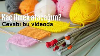 İlmek hesaplama/ kaç ilmek atacağım cevabı bu videoda / örgü teknikleri