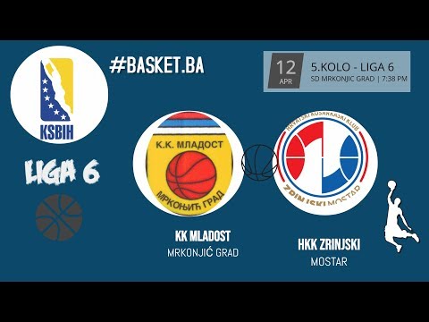 LIVE ◘ KK Mladost vs HKK Zrinjski ◘ 5. KOLO - LIGA 6 ◘ 2018/2019