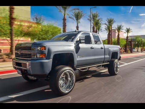 2500HD on 24x14 Fuel Forged Wheels!!