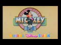 1988 Mickey Mouse A Colorful Disney Classic Animated Logo From 1989 Japanese LaserDisc