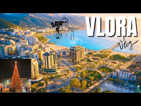 VLORA🌞JA SI ËSHTË VLORA PËR FESTAT E FUNDVITIT✨🎄VLOG SHQIP [4K HDR 2025]