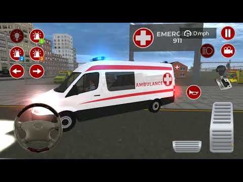 American Ambulance  Rescue Game 2023 Simulator - Android Gameplay