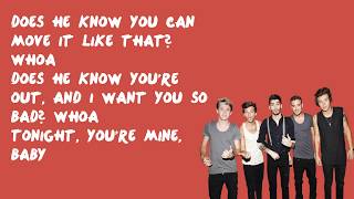 Does He Know? - One Direction (Lyrics)