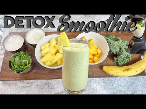 Detox smoothie for weight loss | healthy detox smoothie recipe | batido detox | batido desintoxicant