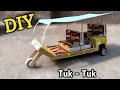 How To Make Tuk Tuk Rickshaw At Home Diy Matchbox Auto Rickshaw