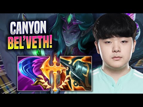 CANYON IS SO CLEAN WITH BEL'VETH! - DK Canyon Plays Bel'veth JUNGLE vs Shaco! | Season 2022