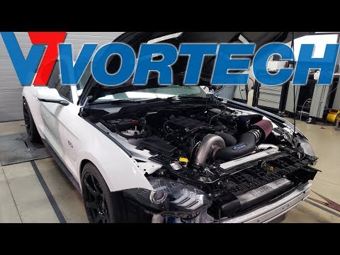 2018 Mustang Vortech V7 JTB Race Dyno Pull (close up) on 93 Pump Gas @ Brenspeed