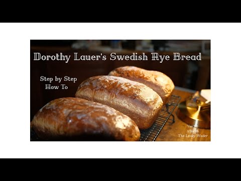 How to make Swedish Rye Bread Step by Step