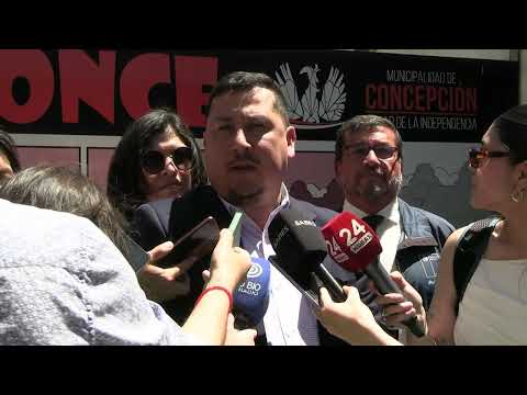 Alcalde de Concepción se compromete a mantener áreas verdes de la costanera CCP - Chiguyante