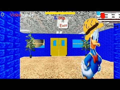 Donald Duck's Basics in To The New York in USA Chapter 3 - Baldi's Basics V.1.4.3 Mod