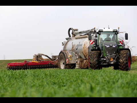 Gärreste ausbringen 2023/ Fendt 939 Vario Gen6/ Kumm/ Vredo