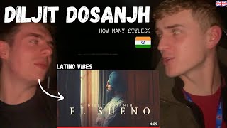 Diljit Dosanjh - El Sueno ft. Tru Skool ( Official Music Video ) | GILLTYYY REACT