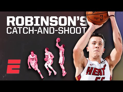 鄧肯-羅賓遜的三分球將他從G聯賽帶到了紀錄簿上 - 簽名照片 (Duncan Robinson's 3-point shooting took him from the G-League to the record books | Signature Shots)