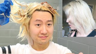 I Tried to Fix my Patchy Blonde Hair with MORE BLEACH