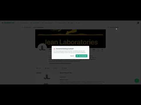 Dynamic Generative Profile Sections