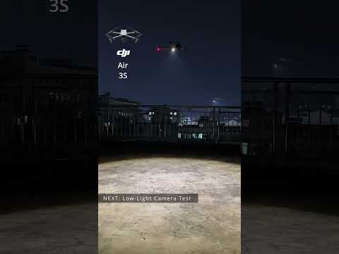 How Bright Is the DJI Air 3S LED – Night Test!