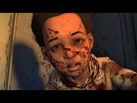 Clementine Saving AJ Flash Back Scene - THE WALKING DEAD SEASON 4 EPISODE 4