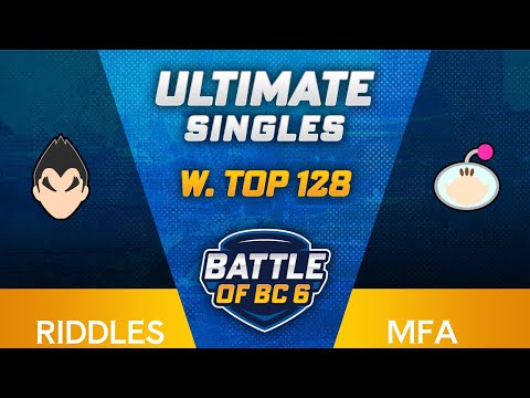 Riddles (Kazuya) vs MFA (Olimar) - Ultimate Singles Winners Top 128 - Battle of BC 6