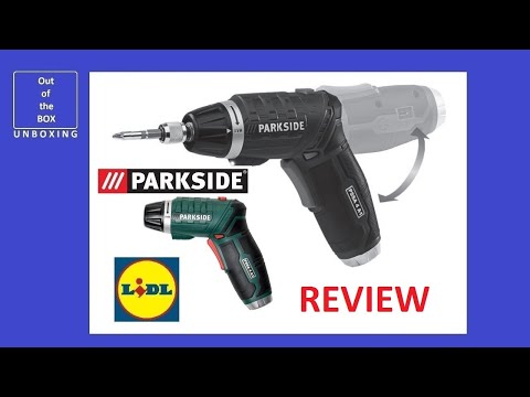 Parkside Cordless Screwdriver PSSA 4 A1 REVIEW (Lidl 4V 200 rpm 5Nm  1.5Ah)