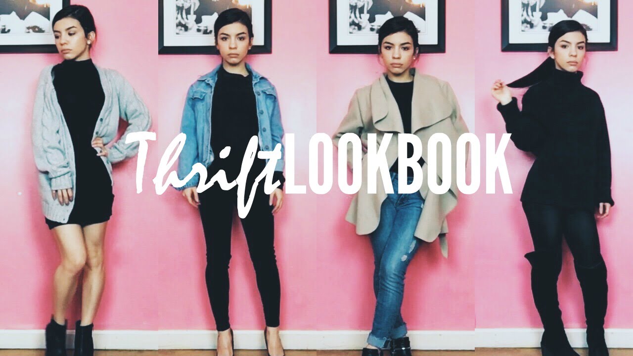 THRIFT LOOKBOOK 2016: 4 Thrifted Pieces, 4 Outfits