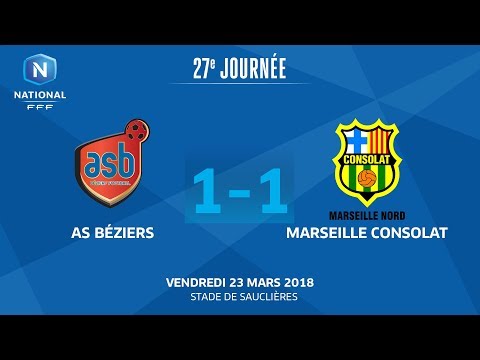 J27 : AS Béziers - GS Marseille Consolat (1-1), le replay I National FFF 2018