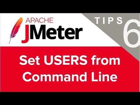 JMeter Beginner Tutorials | Tips n Tricks 6 💡 How to Set threads (users) from command line