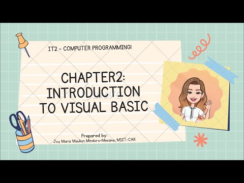 It2 Chapter2 Introduction To Visual Basic