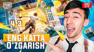 PUBG NIMA BO'LDI 😱 QIZIQARLI LOBBI QILAMIZ🔥 PUBG MOBILE 4.3