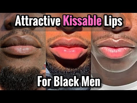 How to Get Soft Pink Kissable Lips for Black Men / Lip Care for Black Men