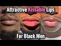 How To Get Soft Pink Kissable Lips For Black Men Lip Care For Black Men