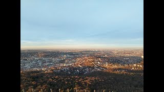 Fernsehturm Stuttgart Germany 13.02.2019. (4K)
