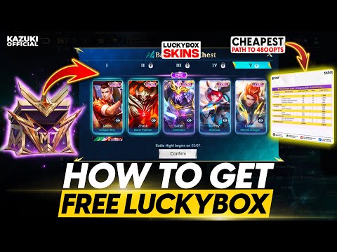 HOW TO GET FREE LUCKYBOX SKINS FROM M7 BATTLE NIGHT CHEST!