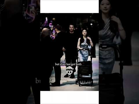 Zhao Lusi got both Chinese and International fans 💀 #zhaolusi