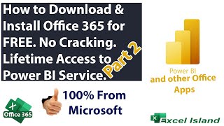 How to Download and Install Office 365 for Free, 2022 Part 2 | No cracking | Lifetime Access.