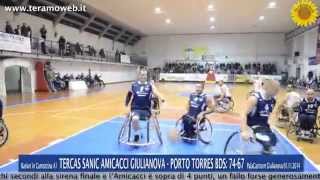 preview picture of video 'WWW,TERAMOWEB.IT - Basket Carrozzina A1 - Giulianova - Porto Torres: 74-67 - PalaCastrum 22.11.2014'