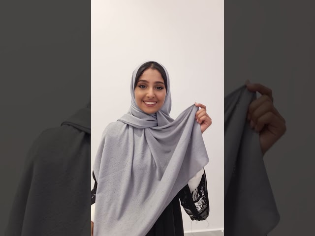 طرحة شاش - رمادي فاتح