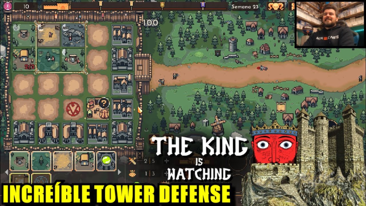THE KING IS WATCHING es un tower-defense INCREÍBLE 🏰 Gameplay en Español (PC Steam)
