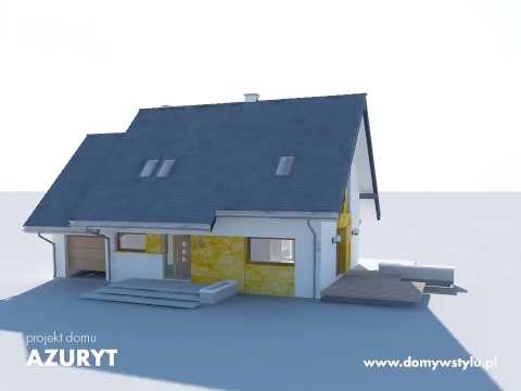Projekt domu jednordzinnego Azuryt