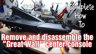Removal of center console C8 Corvette. DIY Stealth package