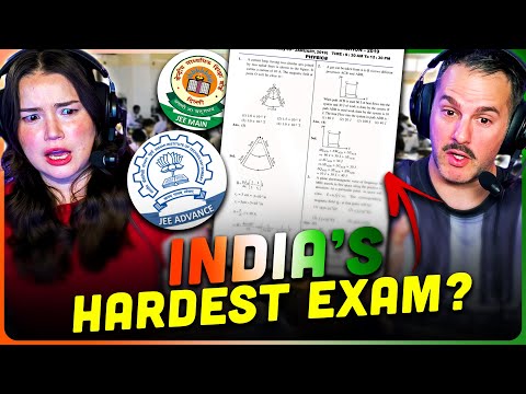 How Hard Is India's Hardest Entrance Exam REACTION! | JEE Entrance Exam