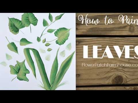 How to Paint Leaves (beginner friendly)