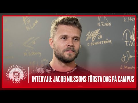 Frölunda: Youtube: Första intervjun med Jacob Nilsson