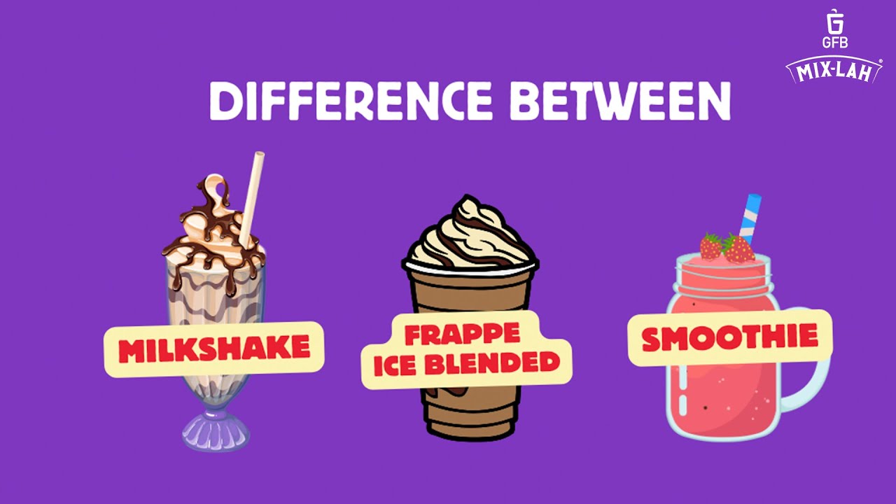 What's The Difference Between A Milkshake Smoothie And Frappe?