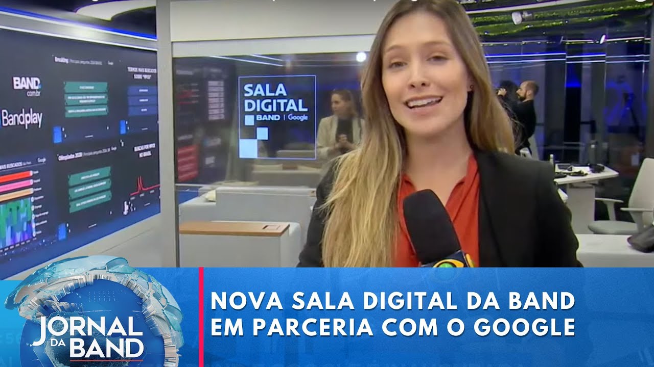 Sala Digital une Band e Google e coloca interesse do público como protagonista | Jornal da Band