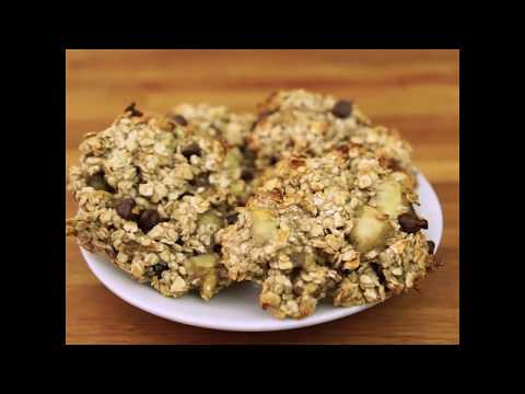 Recette Cookies moelleux banane et flocons d’avoine