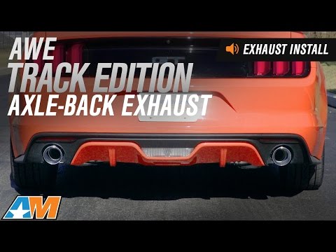 2015-2017 Mustang GT AWE Track Edition Axle-Back Exhaust Sound Clip & Install